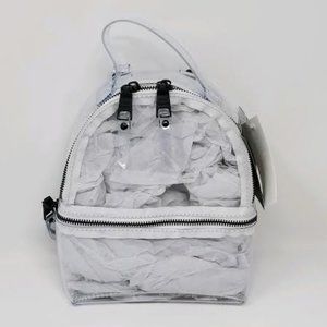 steve madden benny clear backpack